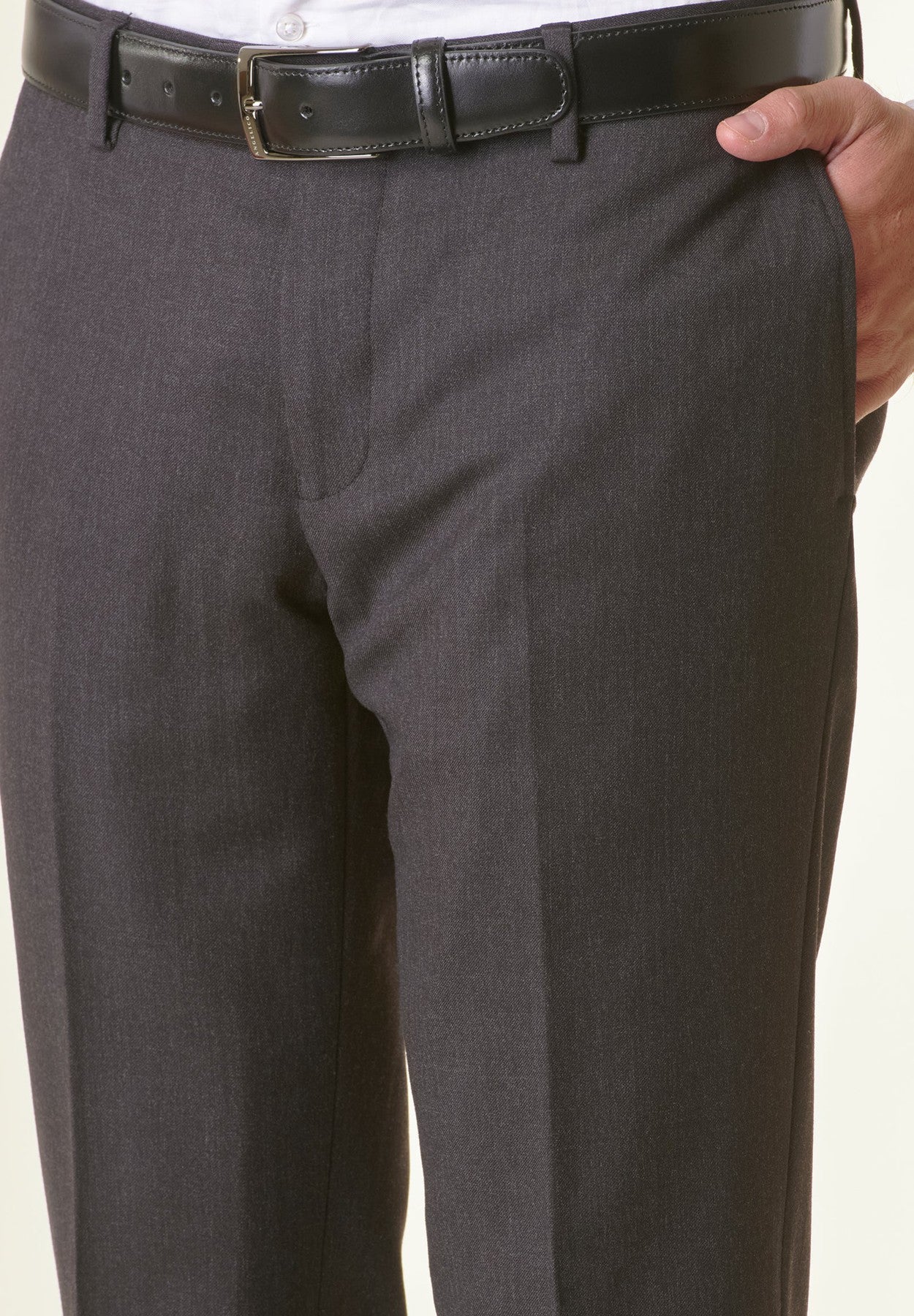 Pantalone antracite saglia lana custom