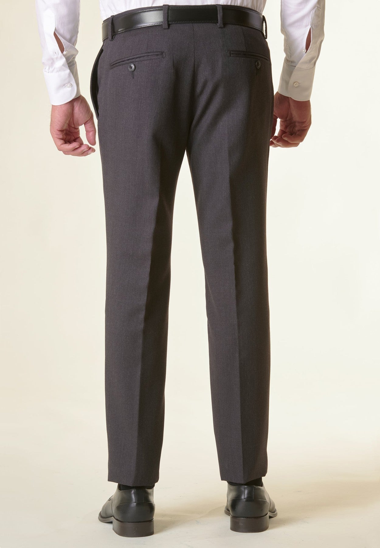 Pantalone antracite saglia lana custom
