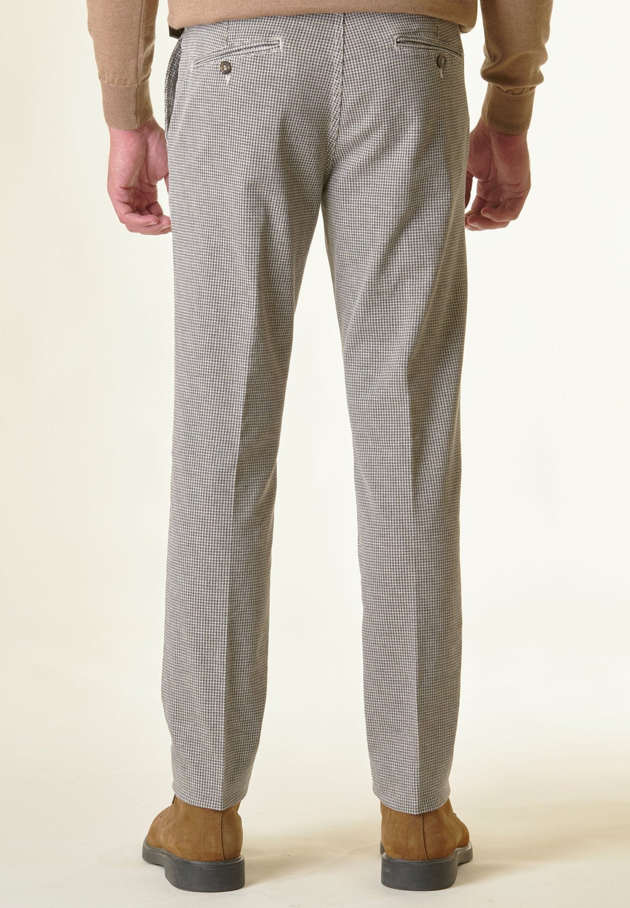 Pantalone gesso-nero piedpul regular