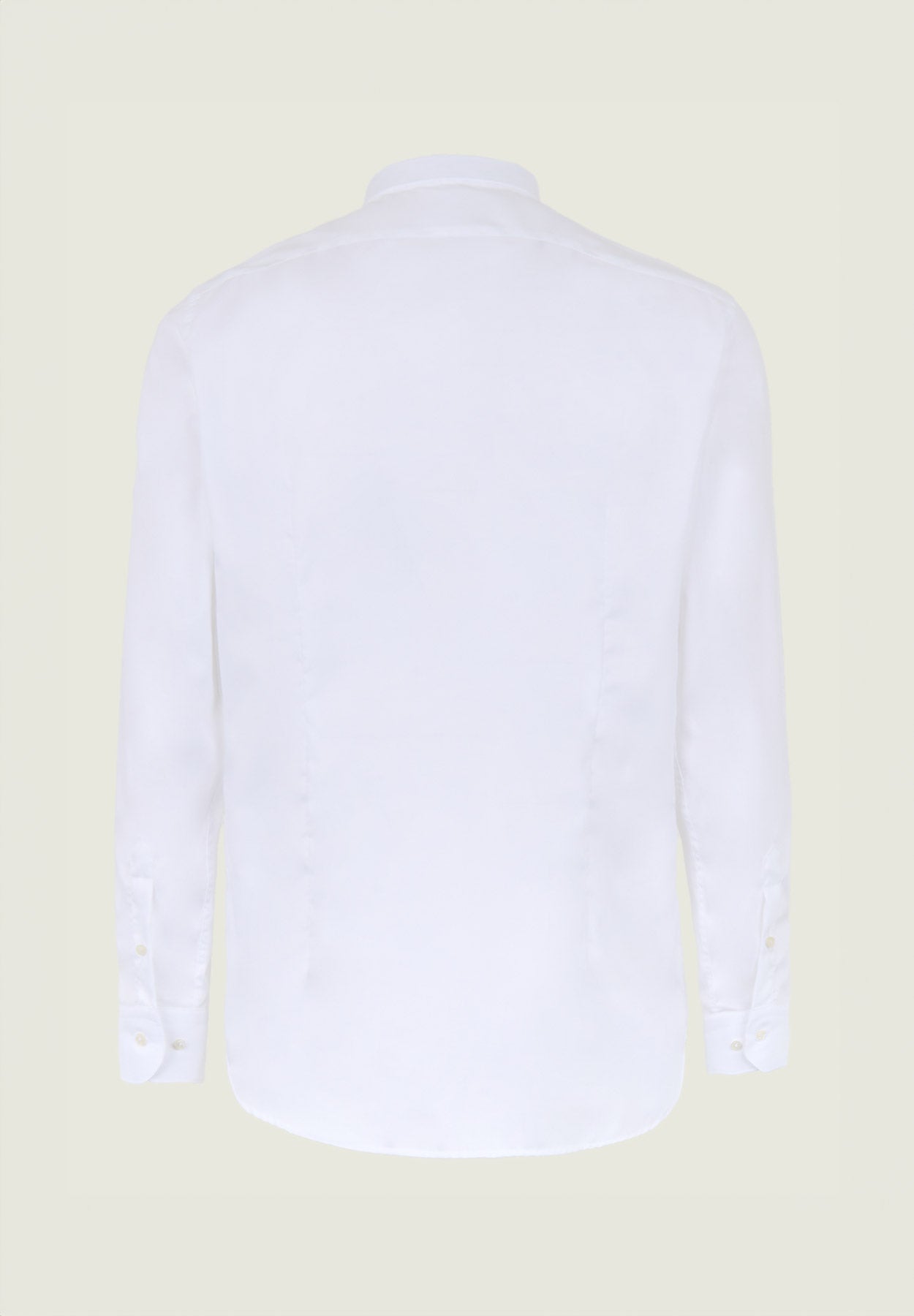 White non-iron cotton slim fit shirt