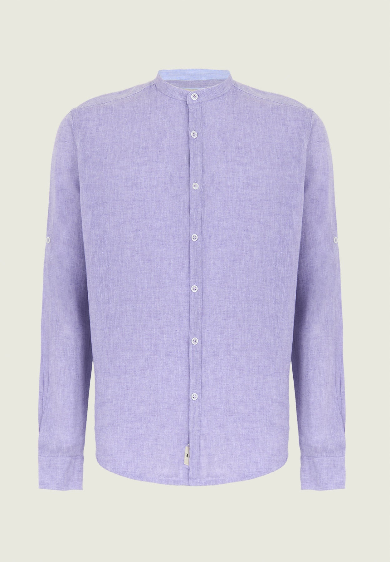 Korean shirt wisteria linen blend slim fit