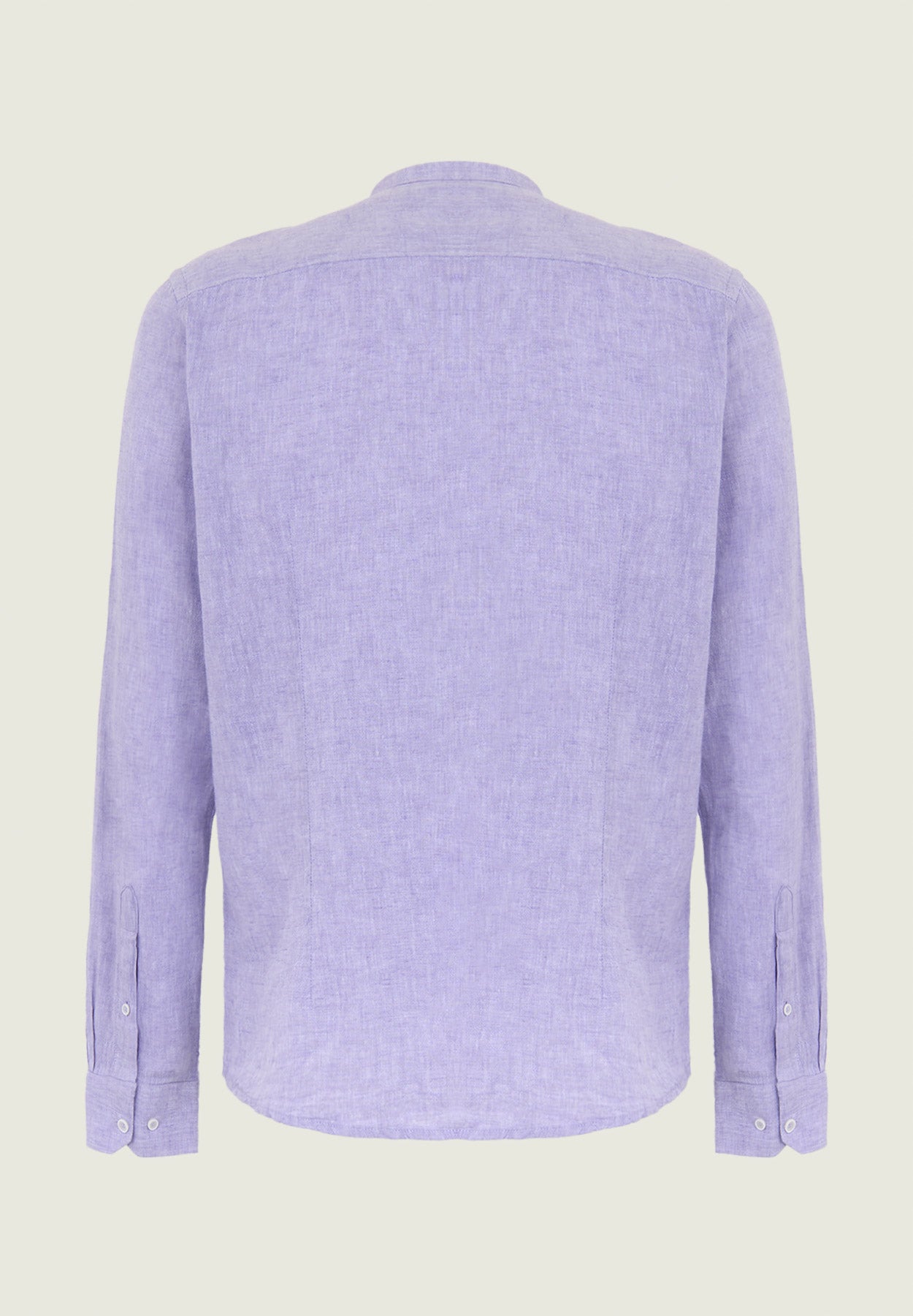 Korean shirt wisteria linen blend slim fit