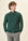 Giacca zip verde toppe misto cashmere-Angelico