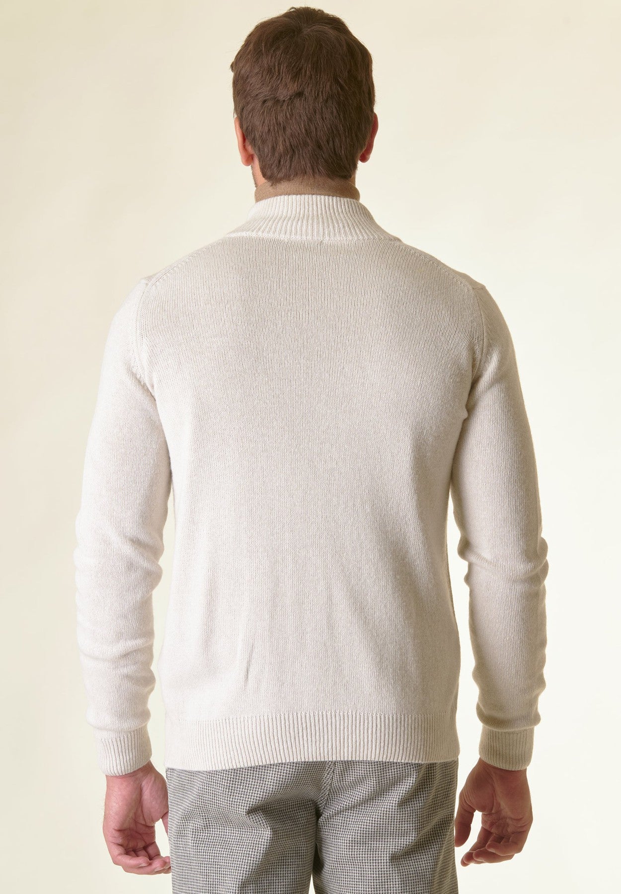 Ecru-Strickjacke mit Kaschmir-Feeling Angelico 3