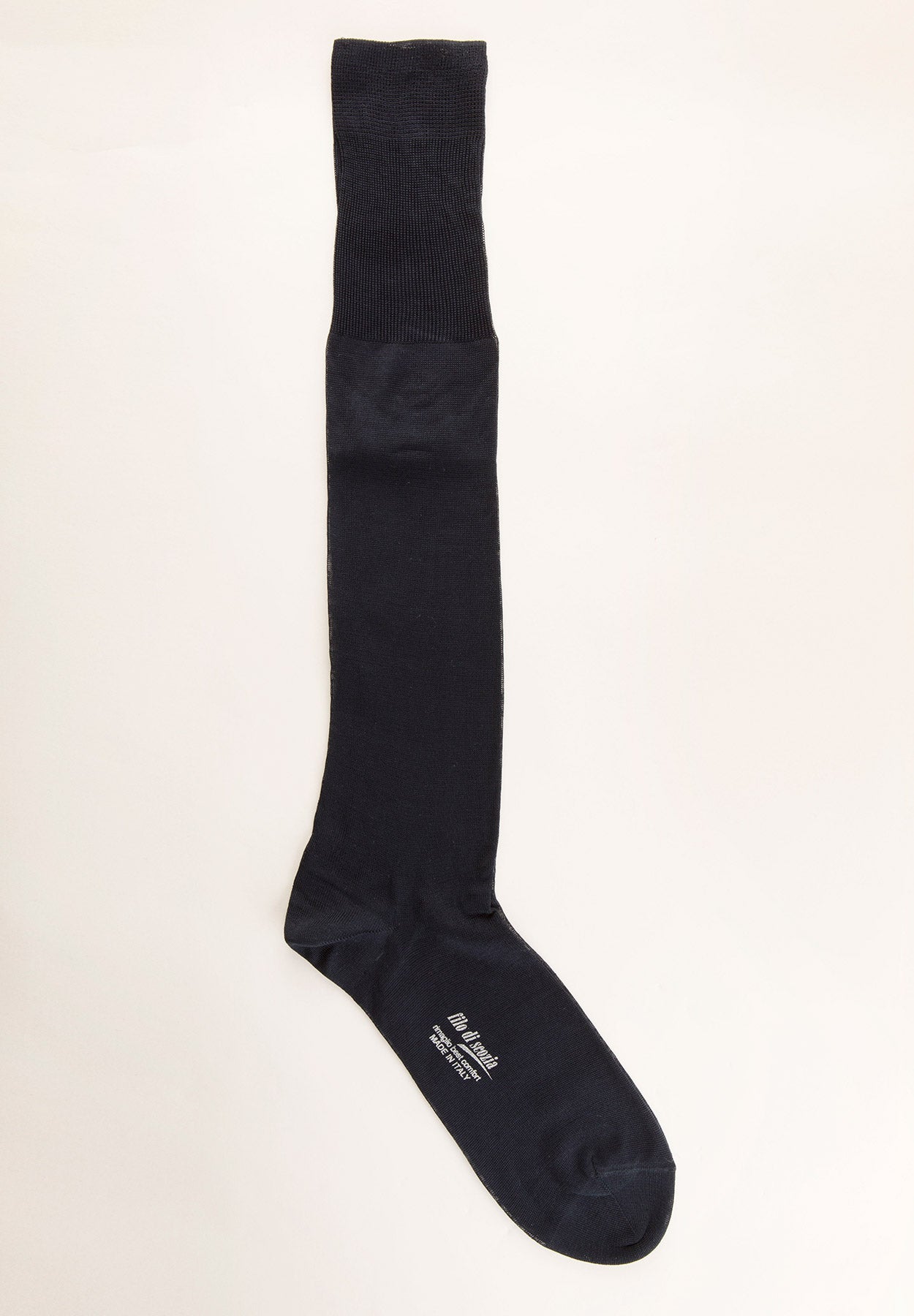Calza blu filo di scozia unita Angelico 1