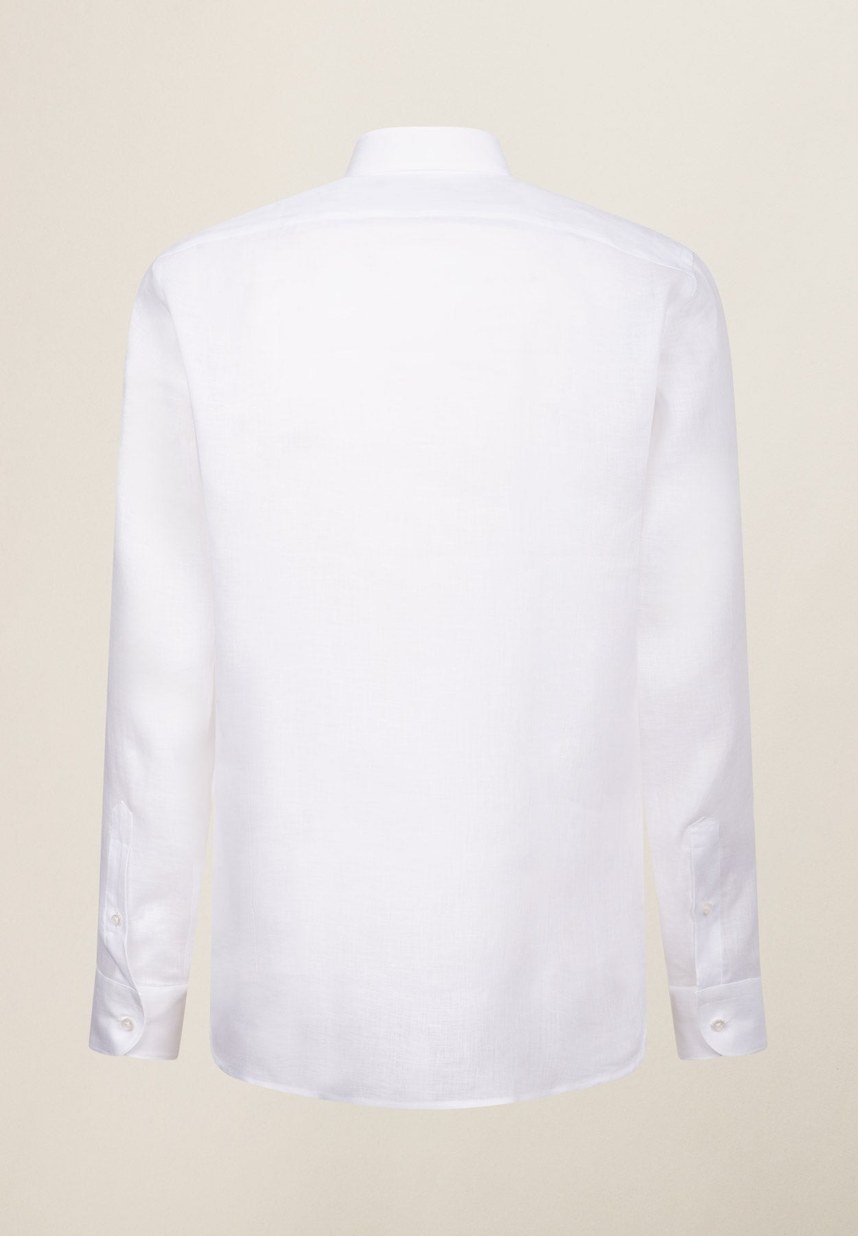 Camicia bianca lino regular fit-Angelico