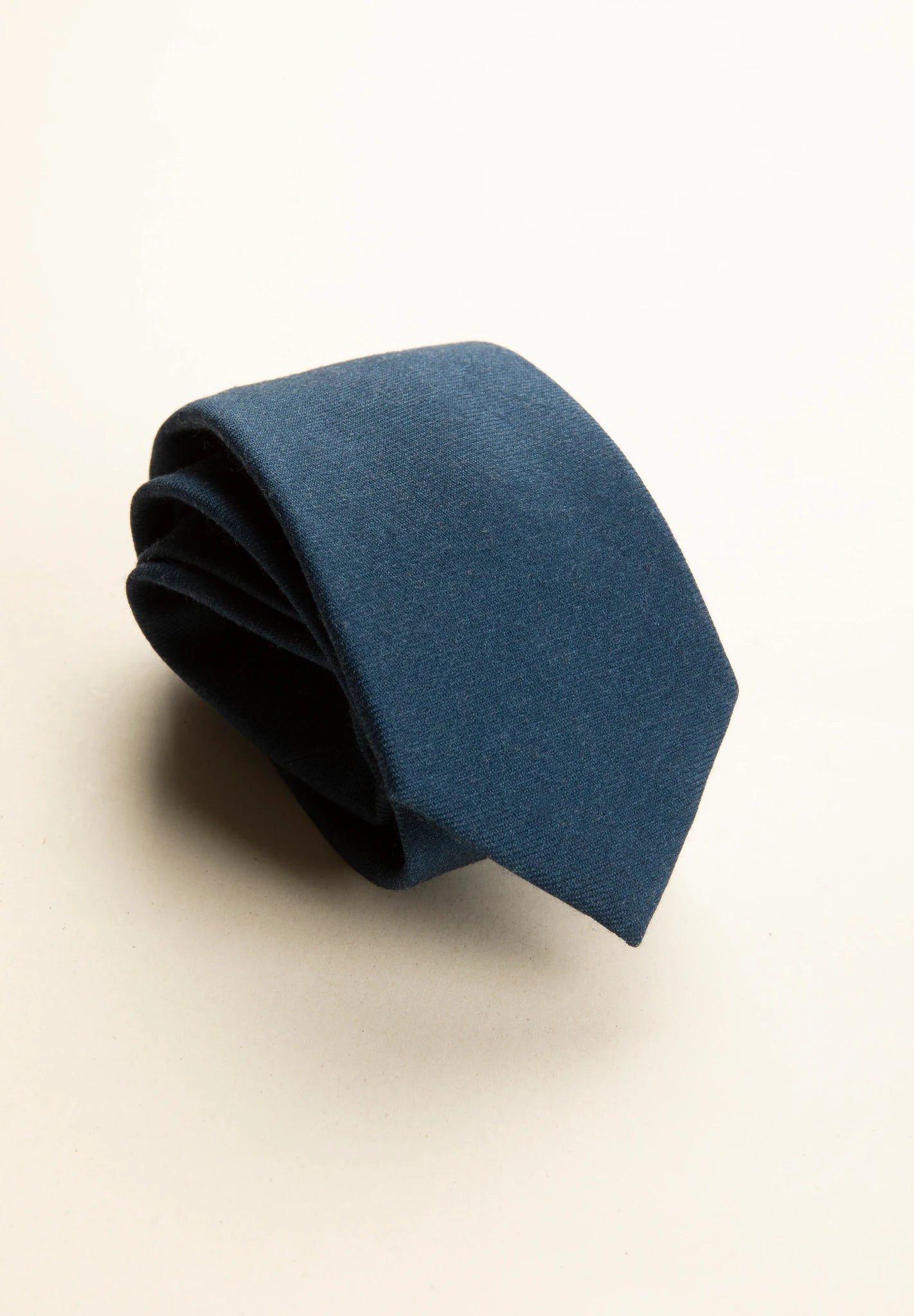 Cravatta lana blu royal unita-Angelico