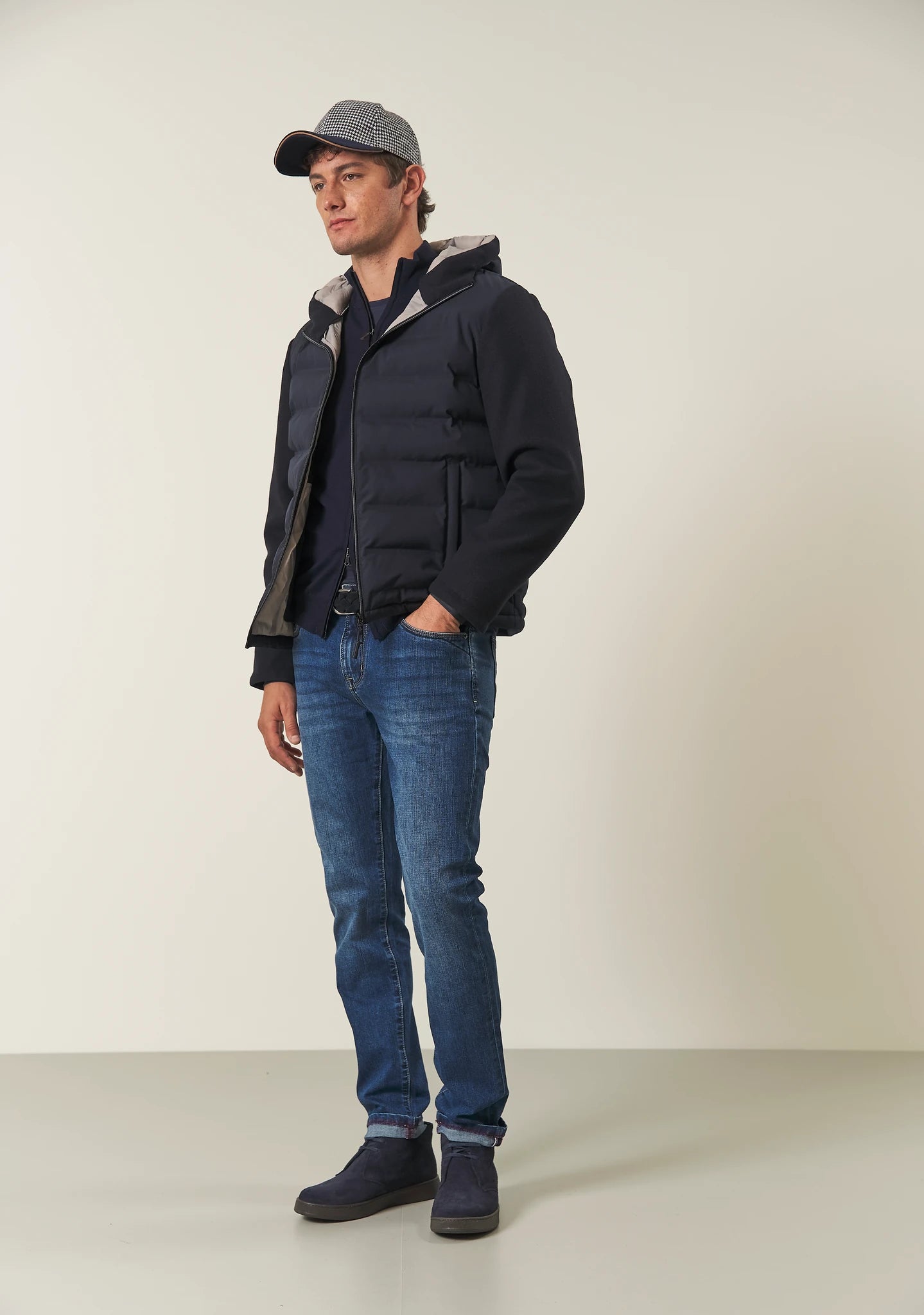 Jeans medio 5 tasche cotone stretch slim fit