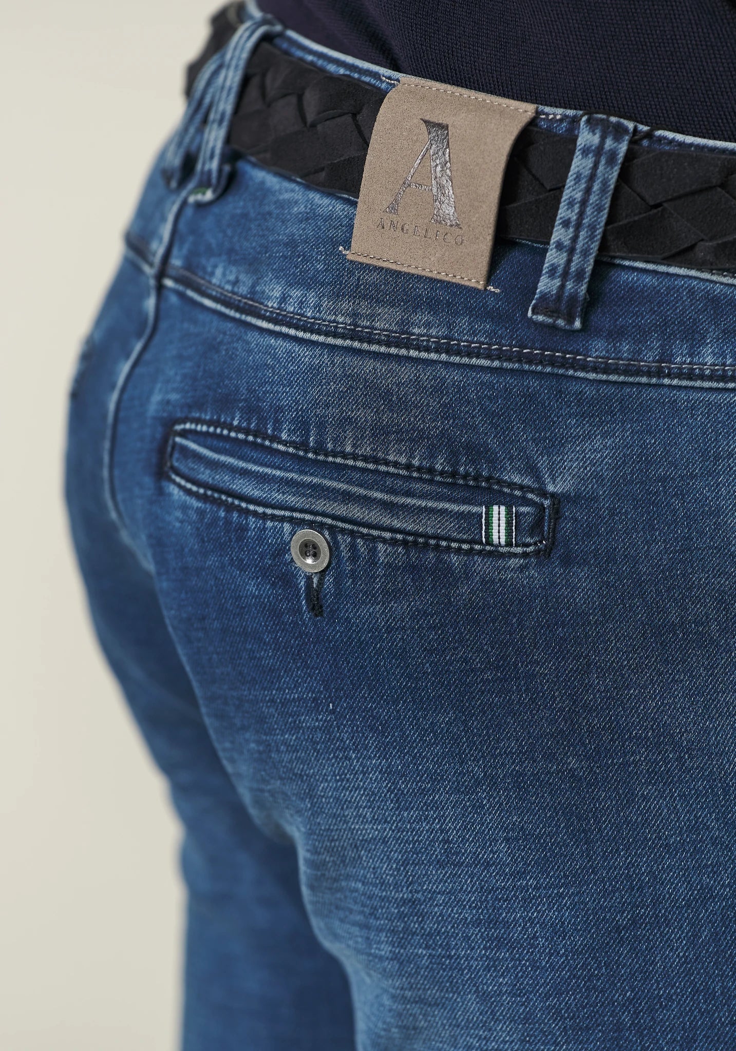 Jeans medio cotone stretch tasche america slim fit