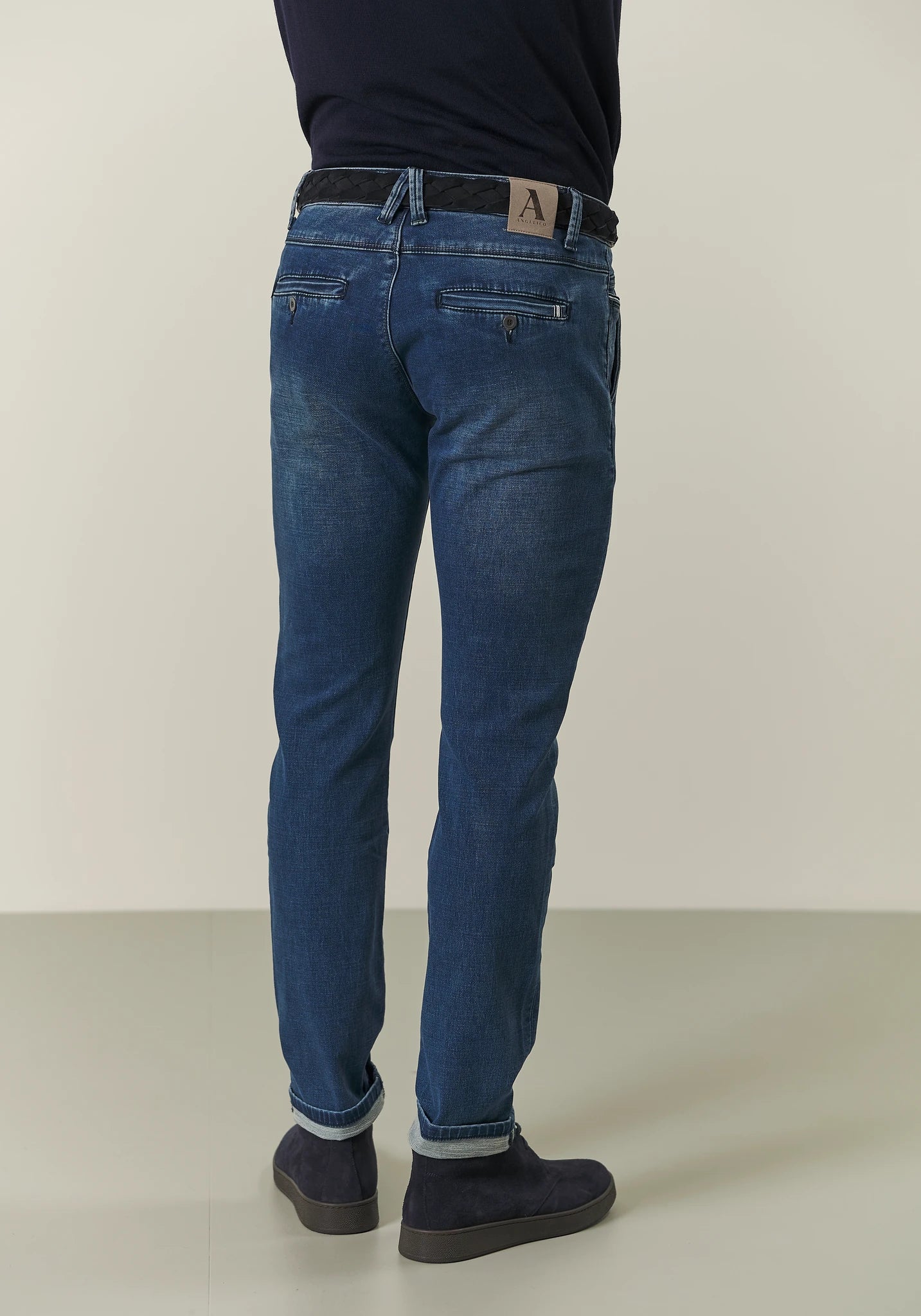 Jeans medio cotone stretch tasche america slim fit