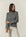 Girocollo antracite con bottone misto cashmere-Angelico