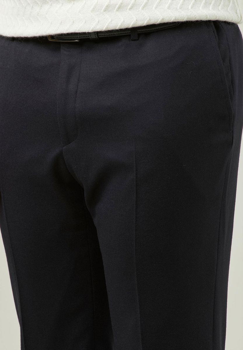Pantalone blu flanella comodo