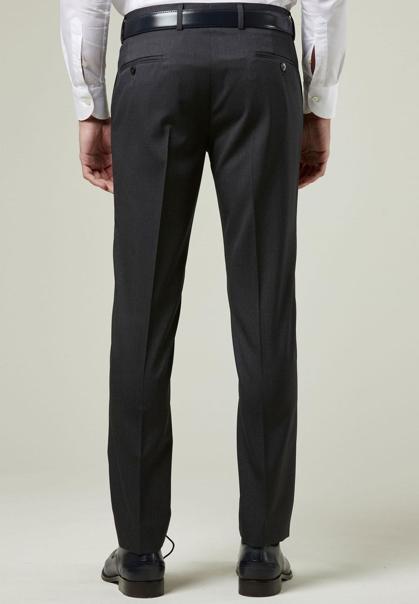 Pantalone antracite sallia lana slim