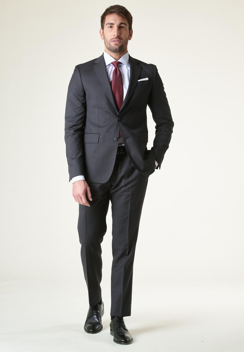 Blazer antracite 100s four seasons Custom-Angelico