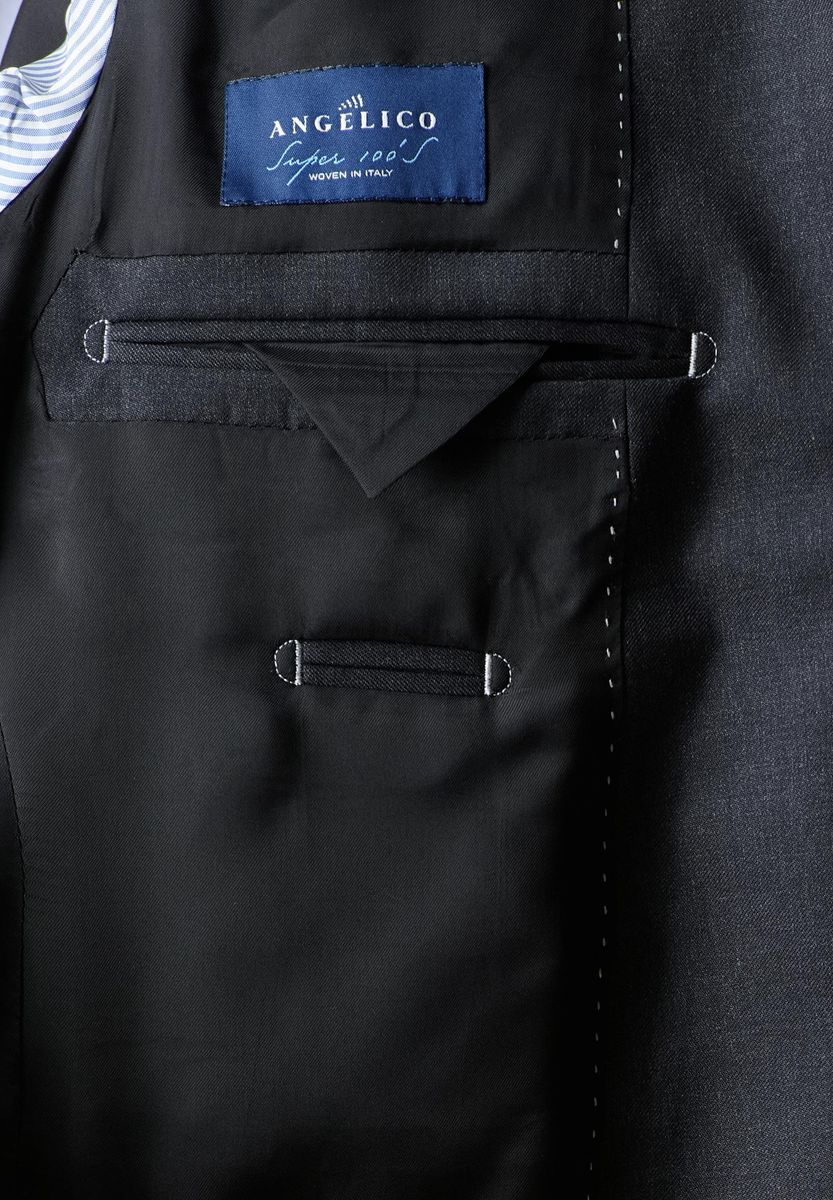 Blazer antracite 100s four seasons Custom-Angelico