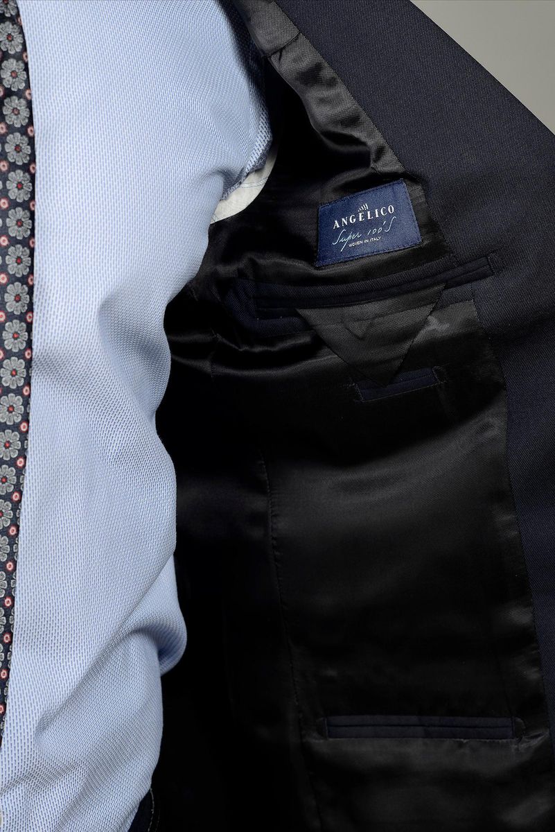 Blazer blu 100s four seasons Custom-Angelico