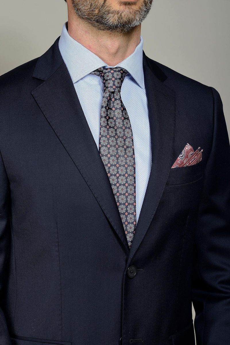 Blazer blu 100s four seasons Custom-Angelico