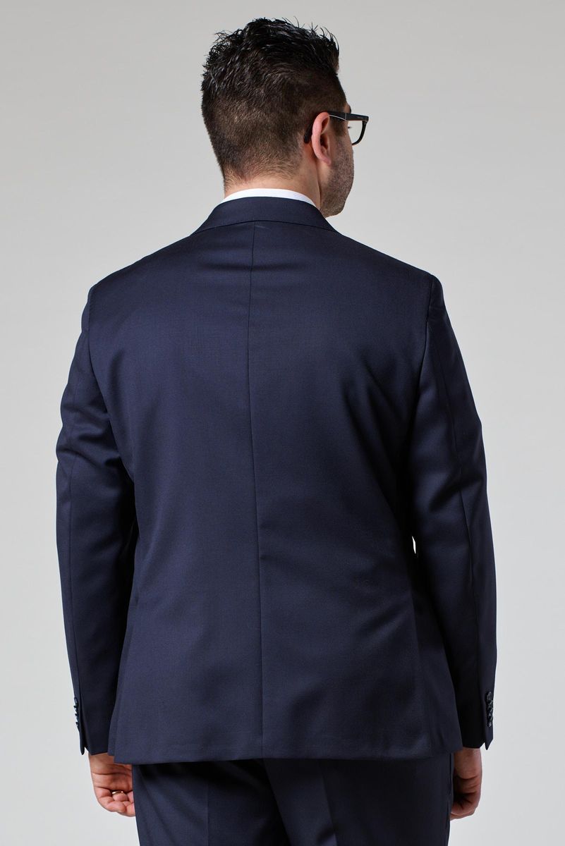 Blazer blu 100s four seasons comfort corto Angelico 5