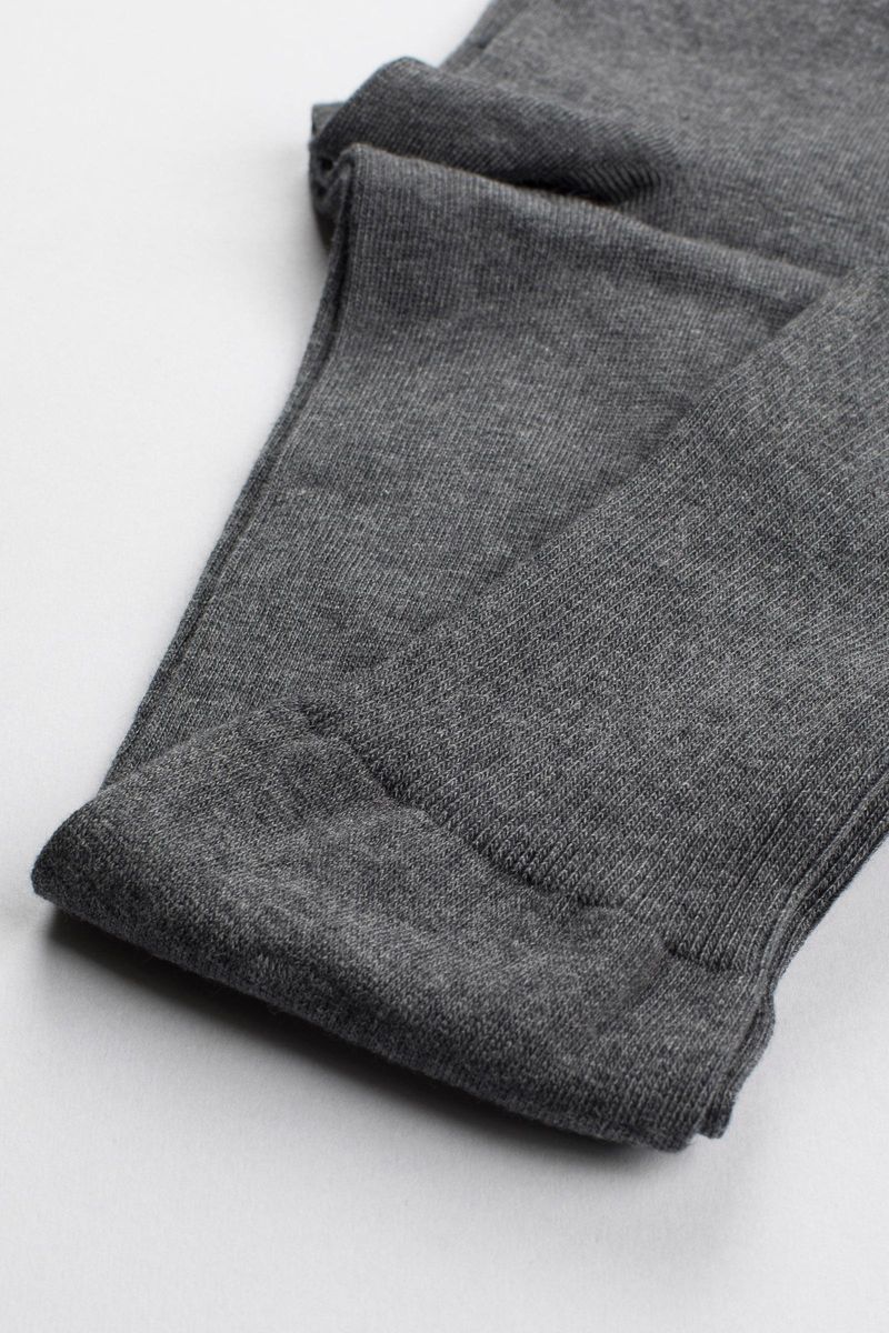 Calza antracite caldo cotone lunga Angelico 2