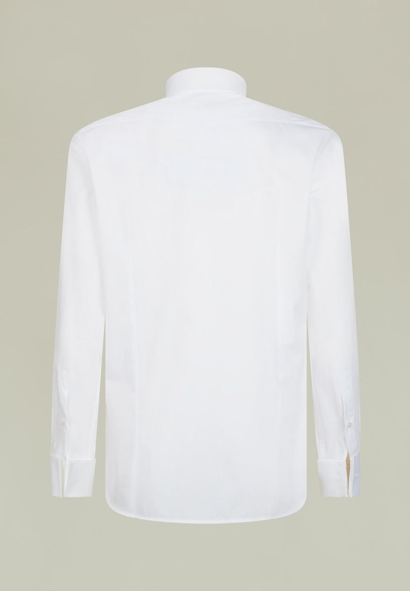 Camicia bianca diplomatica polso gemelli regular fit Angelico 3