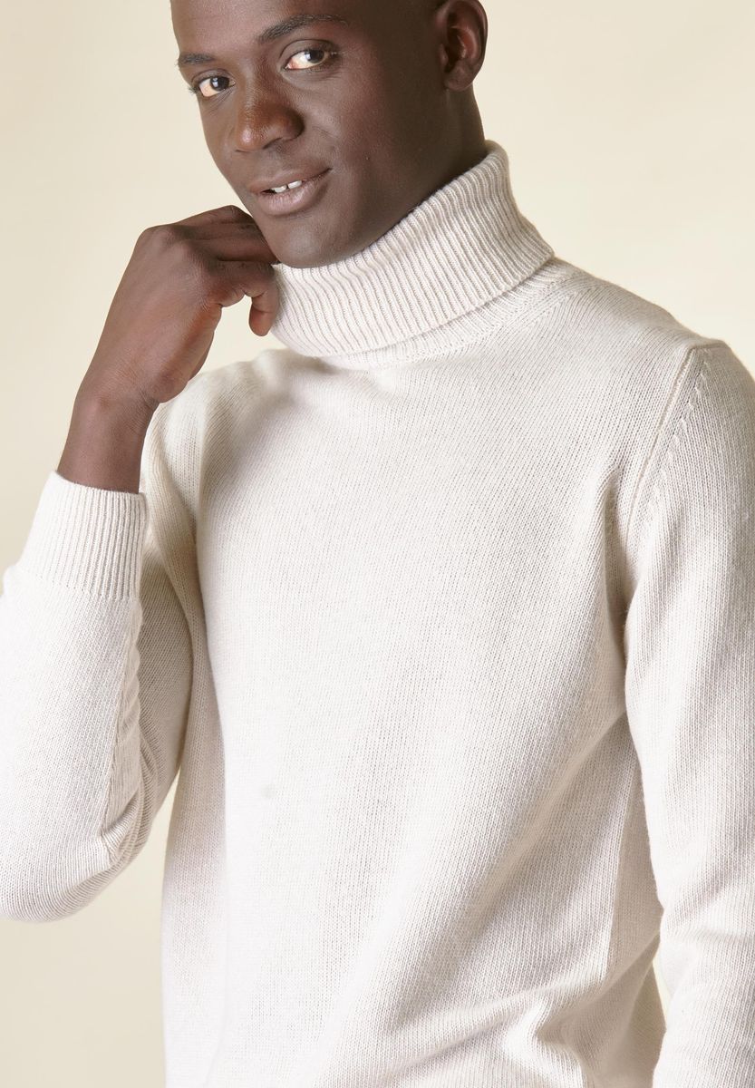 Dolcevita ecrù mano-cashmere