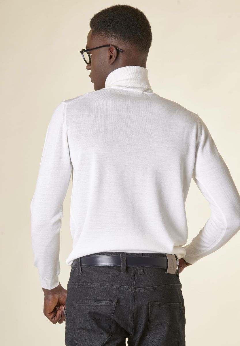 Dolcevita bianco merino Lana Gatto Angelico 3