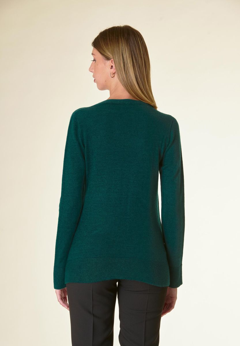 Maglia verdone taschini inseriti-Angelico