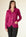 Cardigan fucsia 3 bottoni merino Lana-Gatto-Angelico