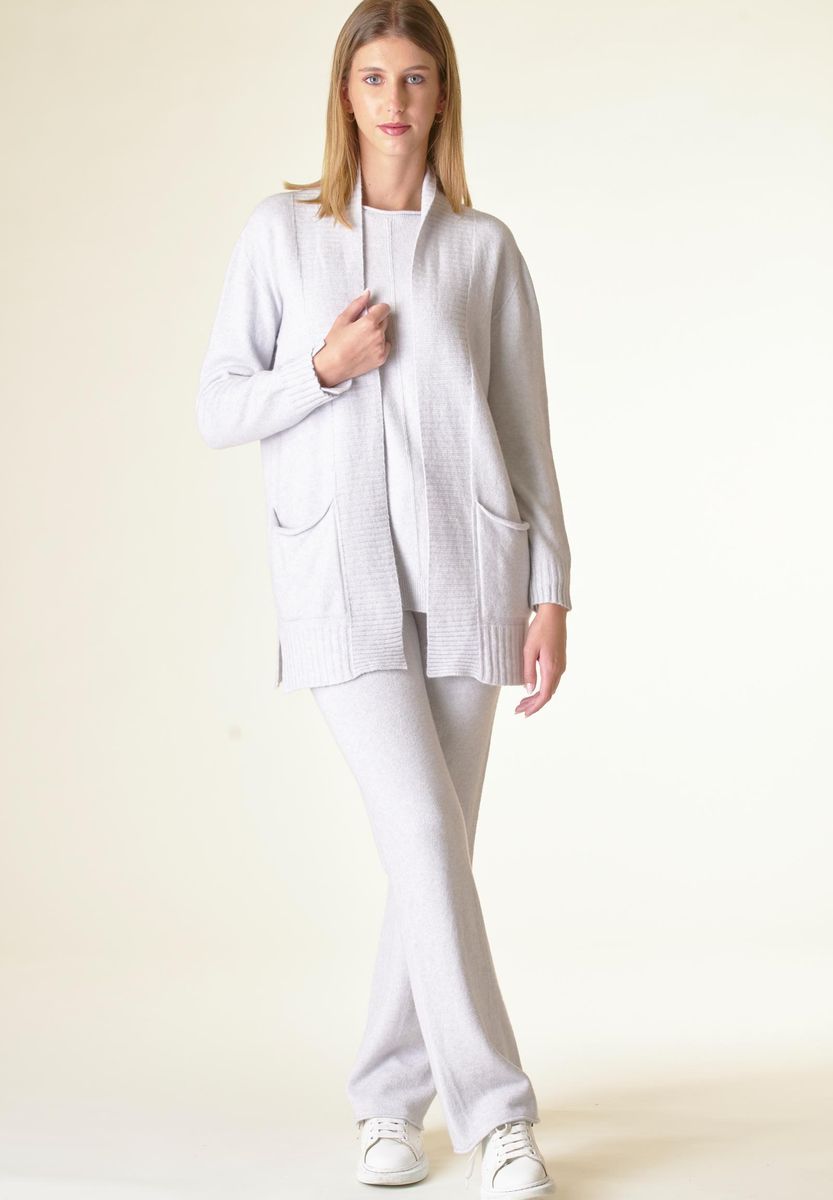 Cardigan perla sciallato tasconi soft-Angelico