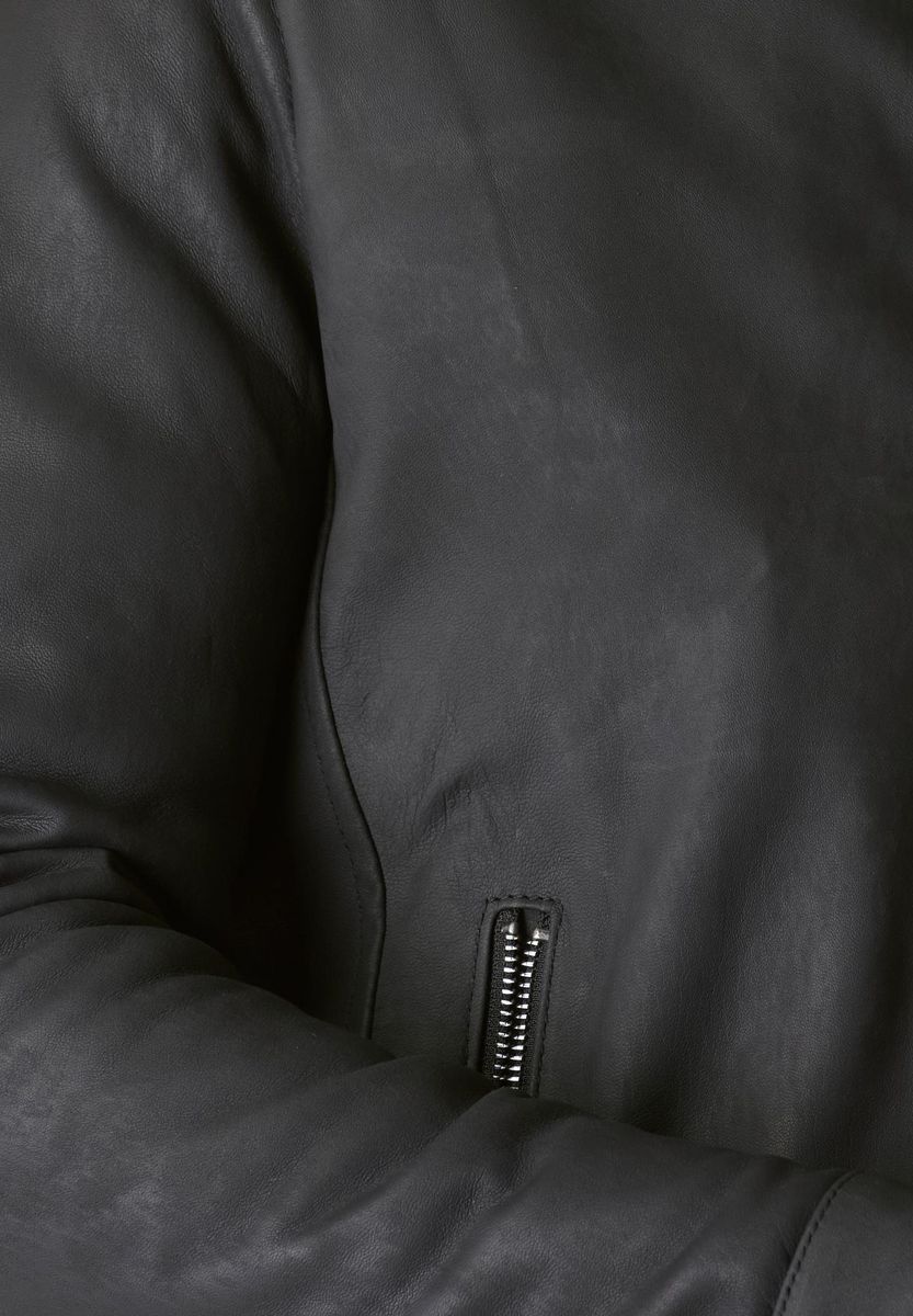 Korean Padded Black Nappa Jacket Angelico 5