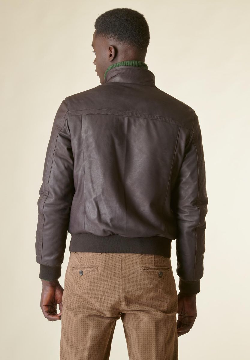 Bomber moro nabuck imbottito Angelico 3