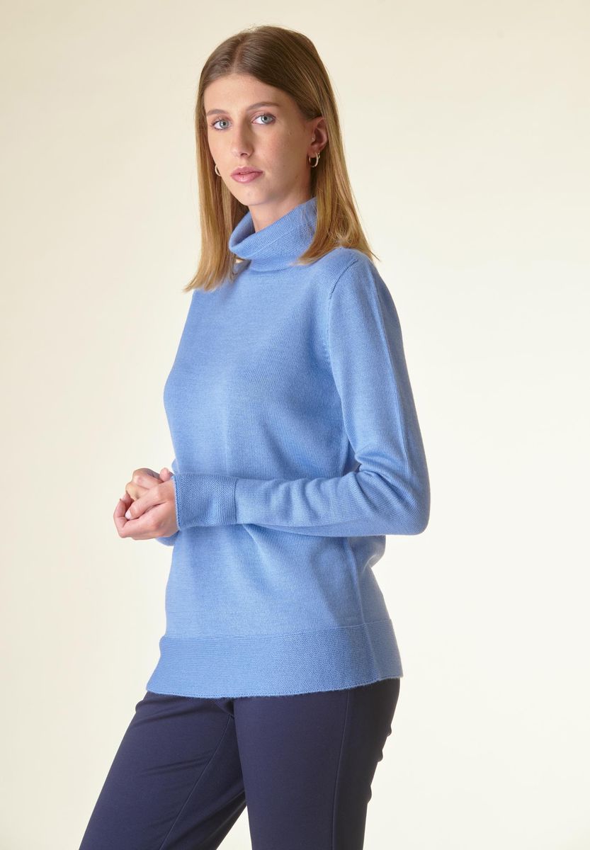 Dolcevita azzurro bordi alti lavorati Angelico 5
