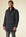 Cappotto blu tecnico pettorina collo in piedi-Angelico