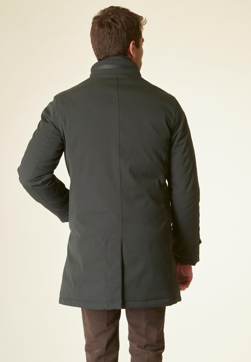 Cappotto verdone tecnico pettorina collo in piedi-Angelico