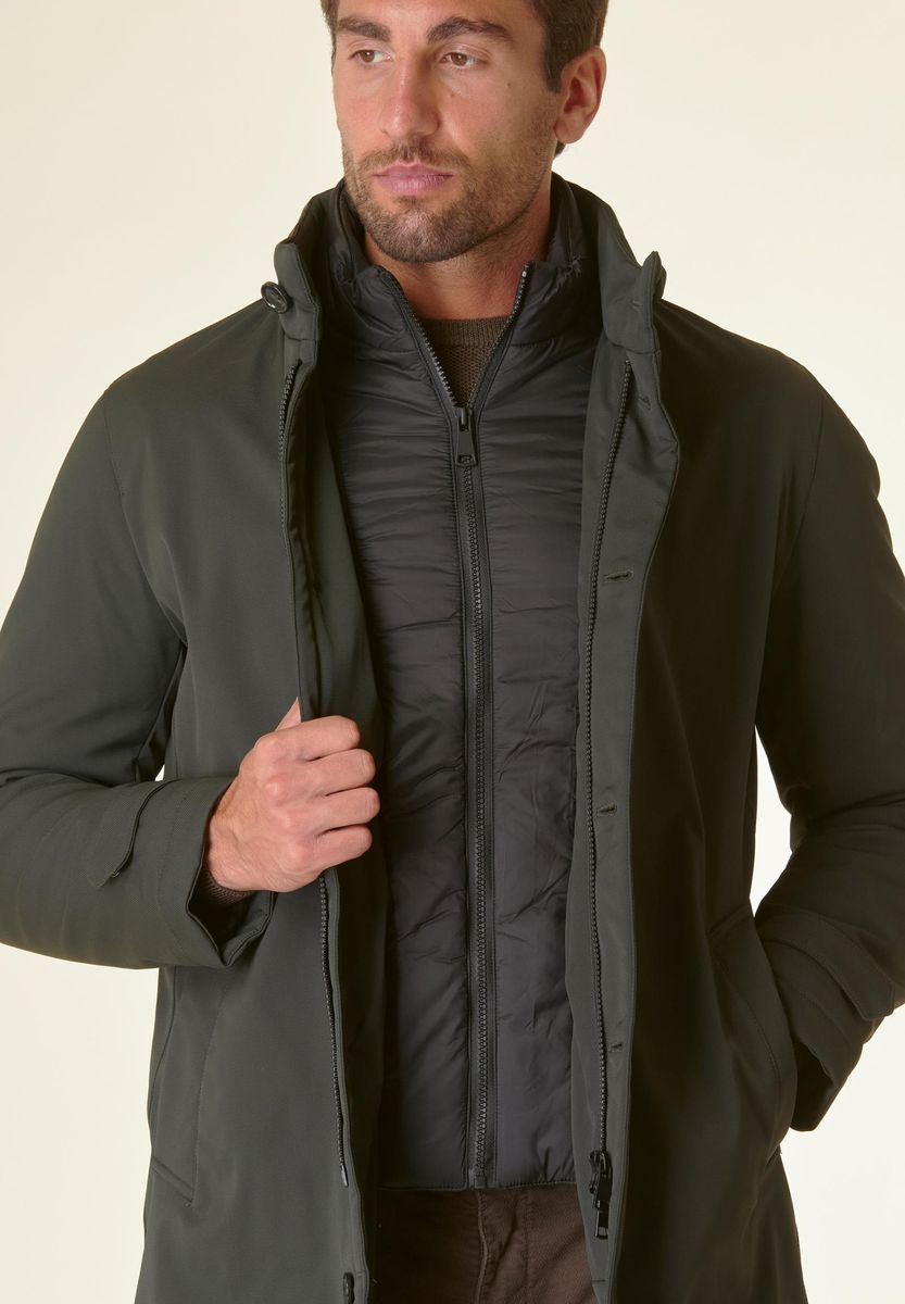 Cappotto verdone tecnico impermeabile