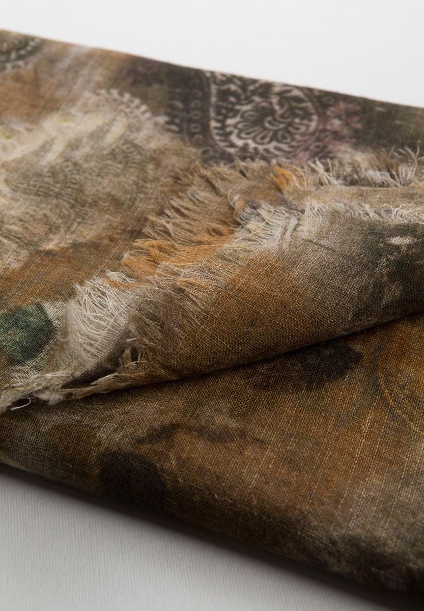 Pashmina beige fantasia kashmire lana