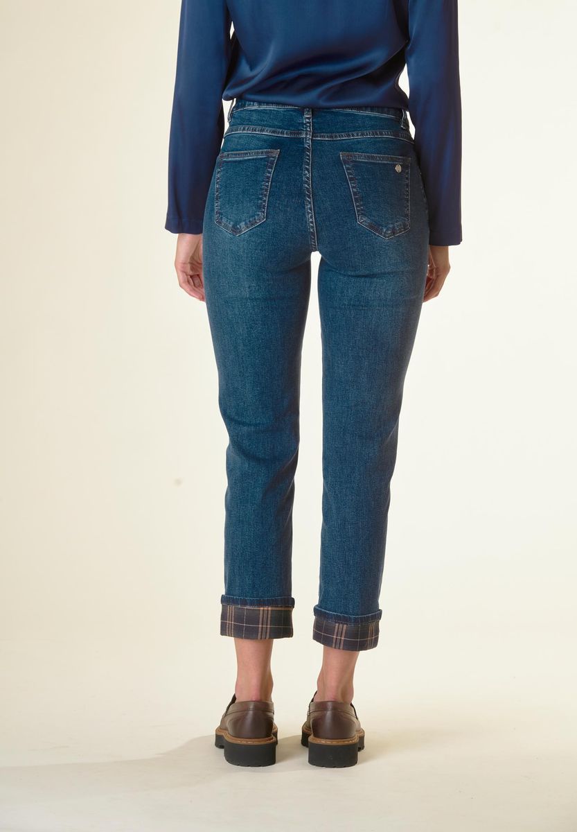 Jeans risvolto Galles
