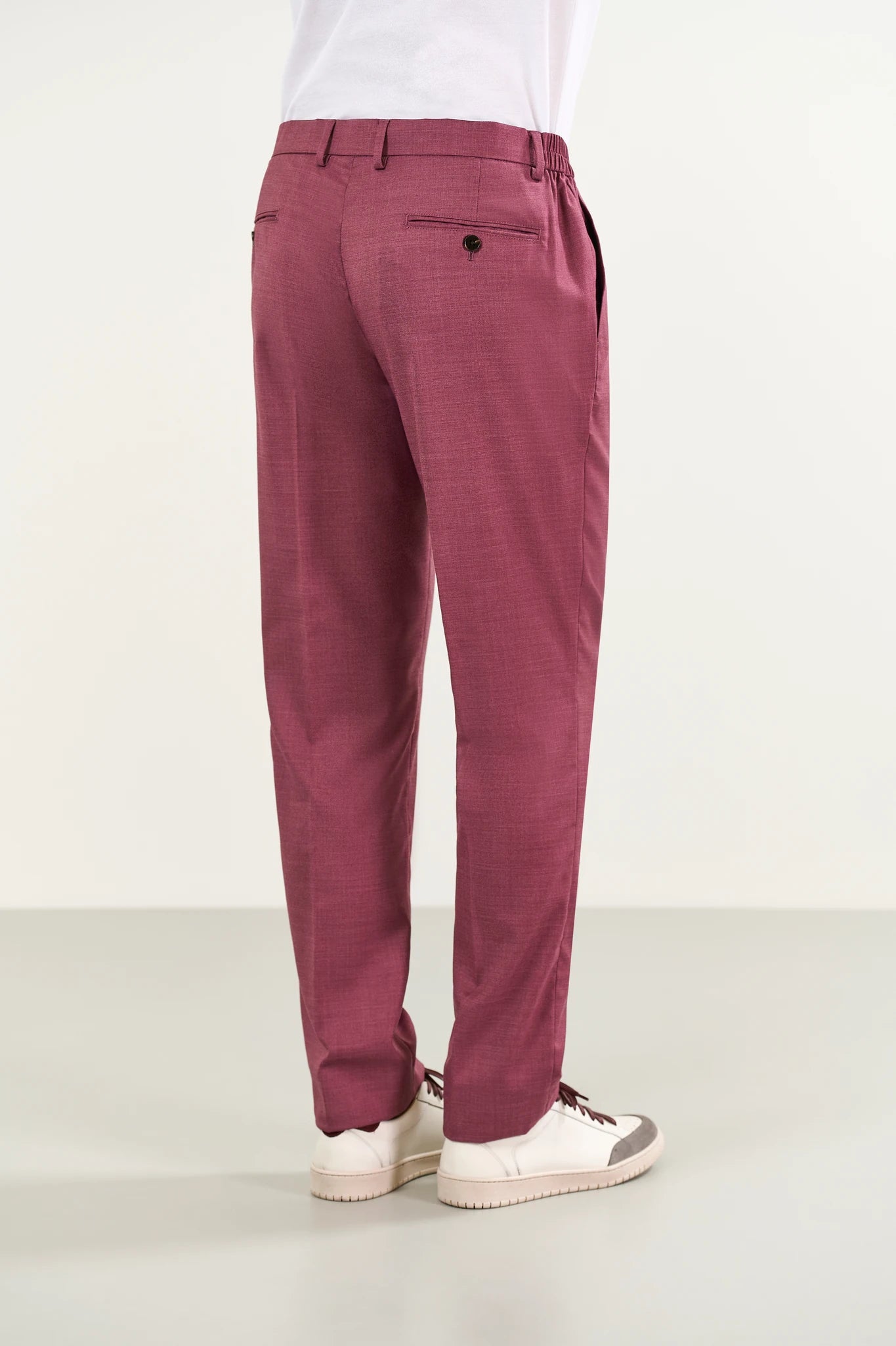 Maßgeschneiderter kirschroter Grisaille-Anzug Angelico 7