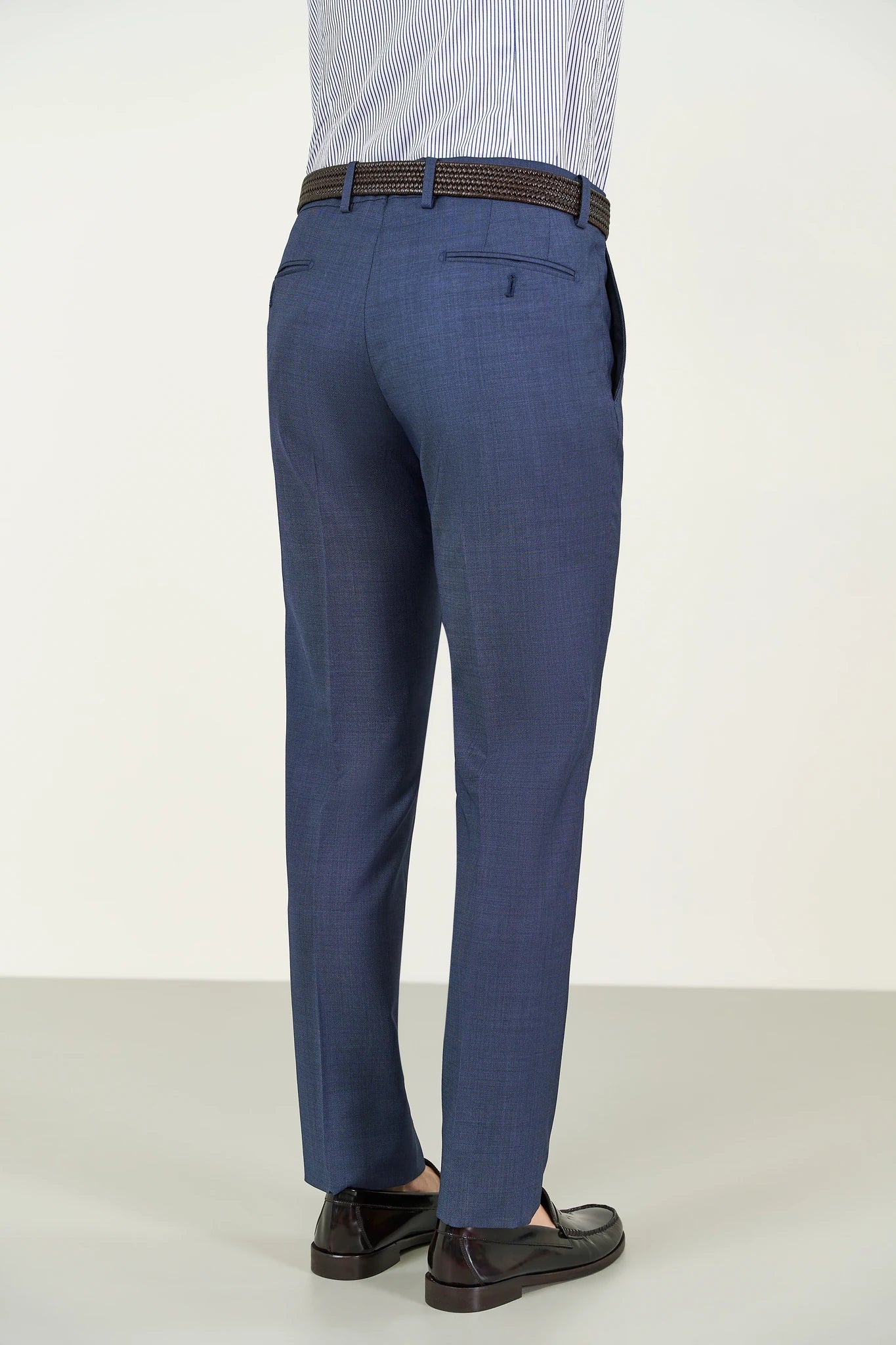 Long Micro-Pattern Dress - Blue Angelico 7