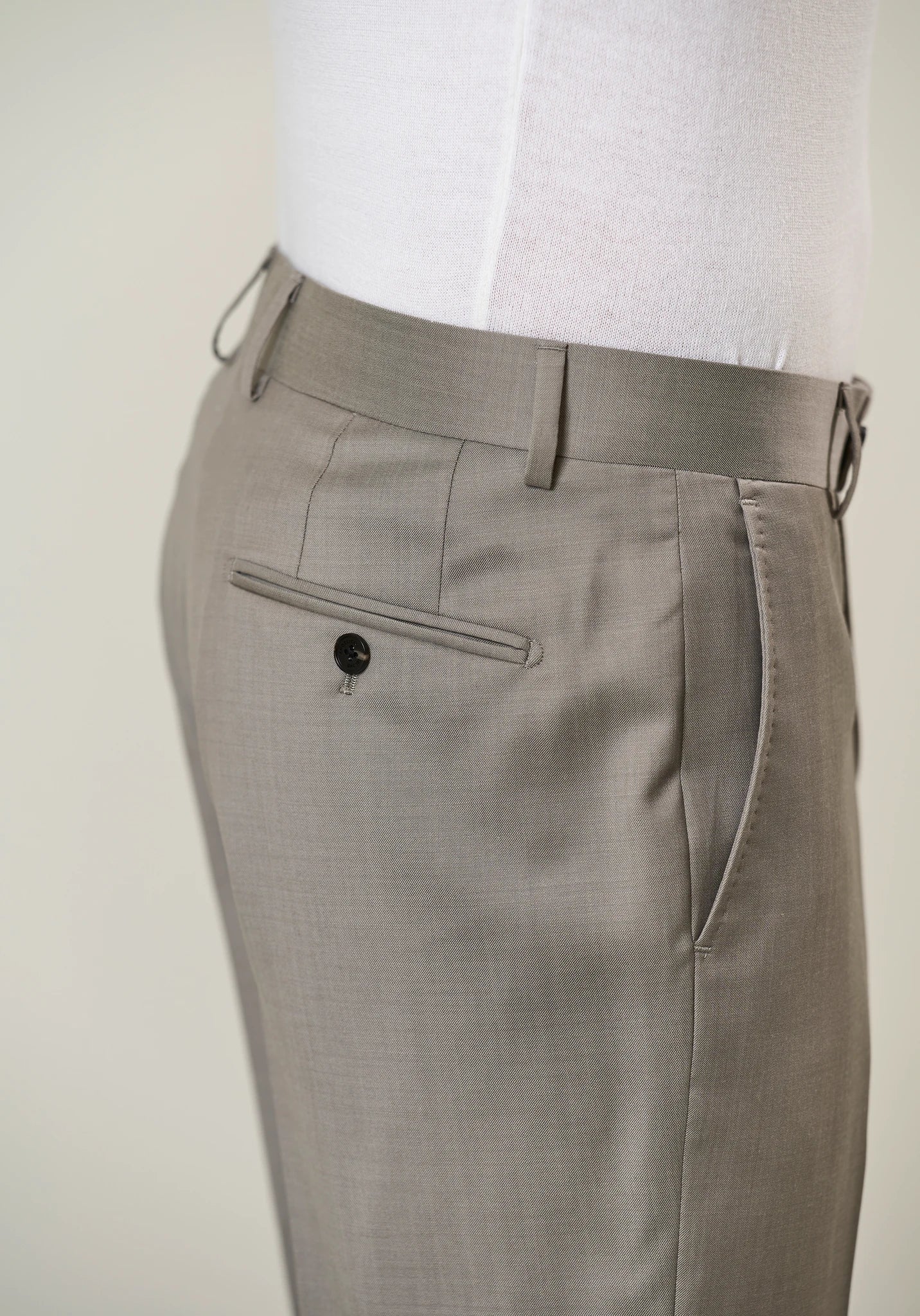 Abito beige sallia lana 110's custom fit Angelico 7