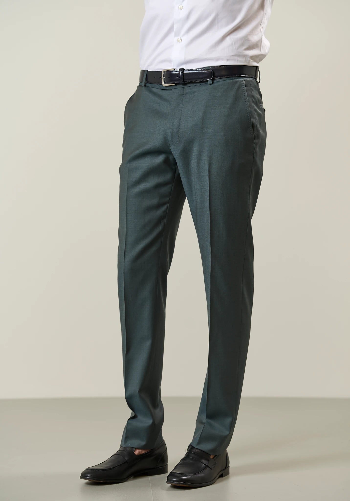 Abito verde sallia lana 110's custom fit Angelico 7