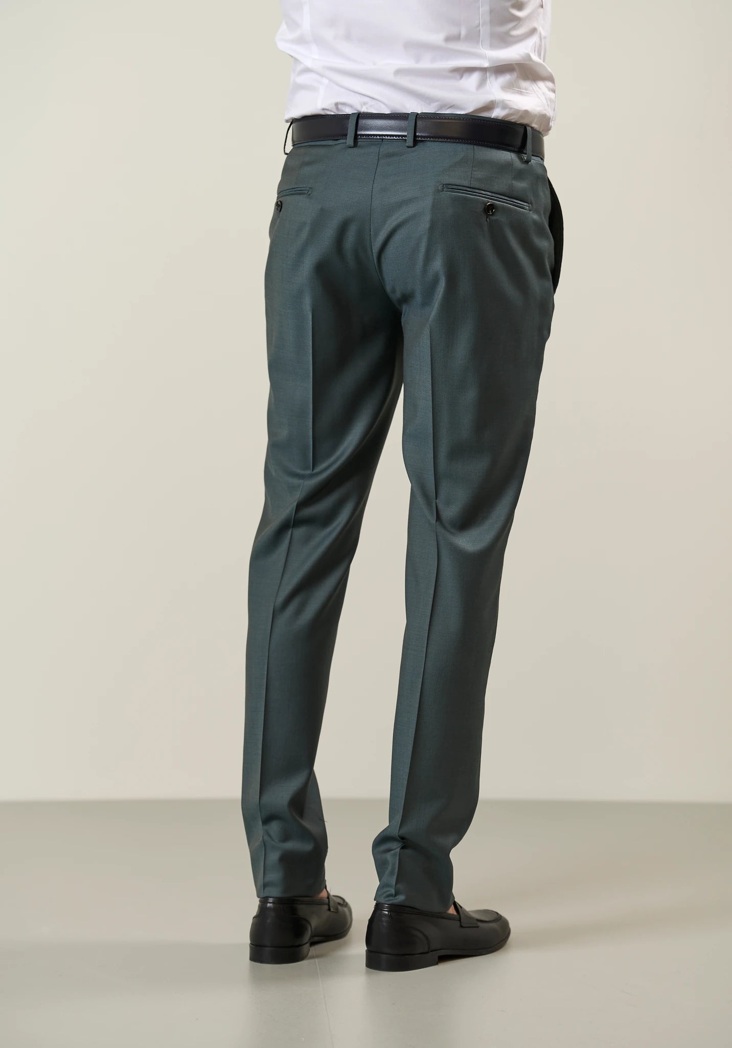 Abito verde sallia lana 110's custom fit Angelico 8