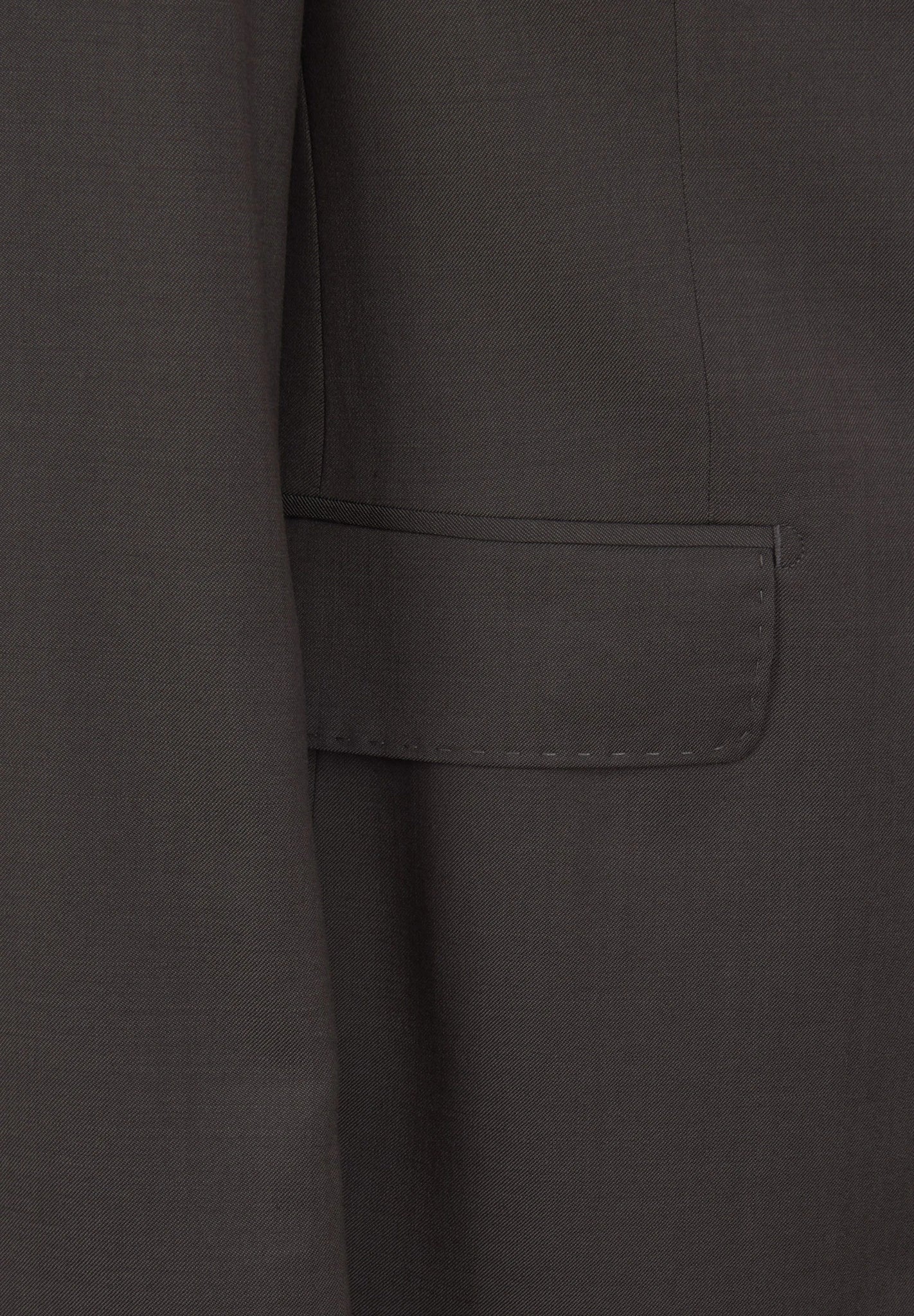 Brown sallia 110's wool comfort fit suit Angelico 3