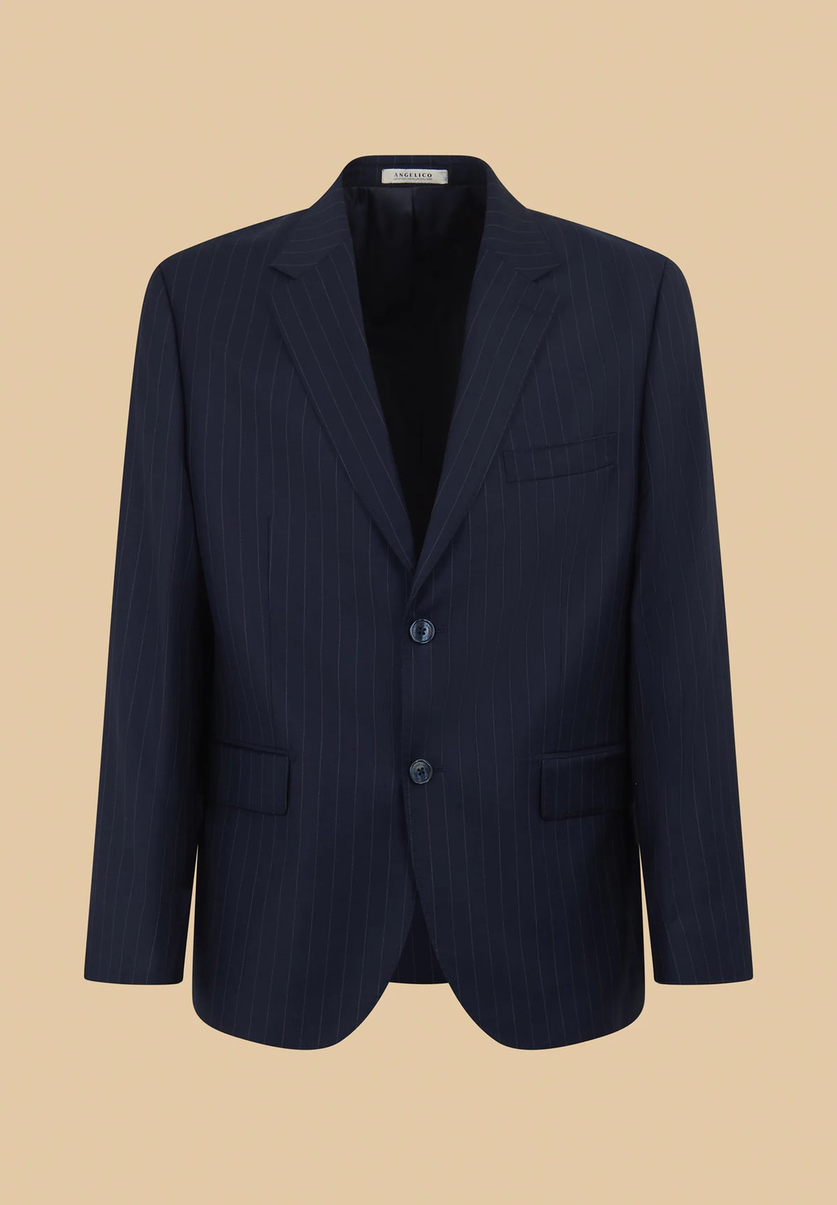 Nadelstreifenanzug Comfort - Blau Angelico 1