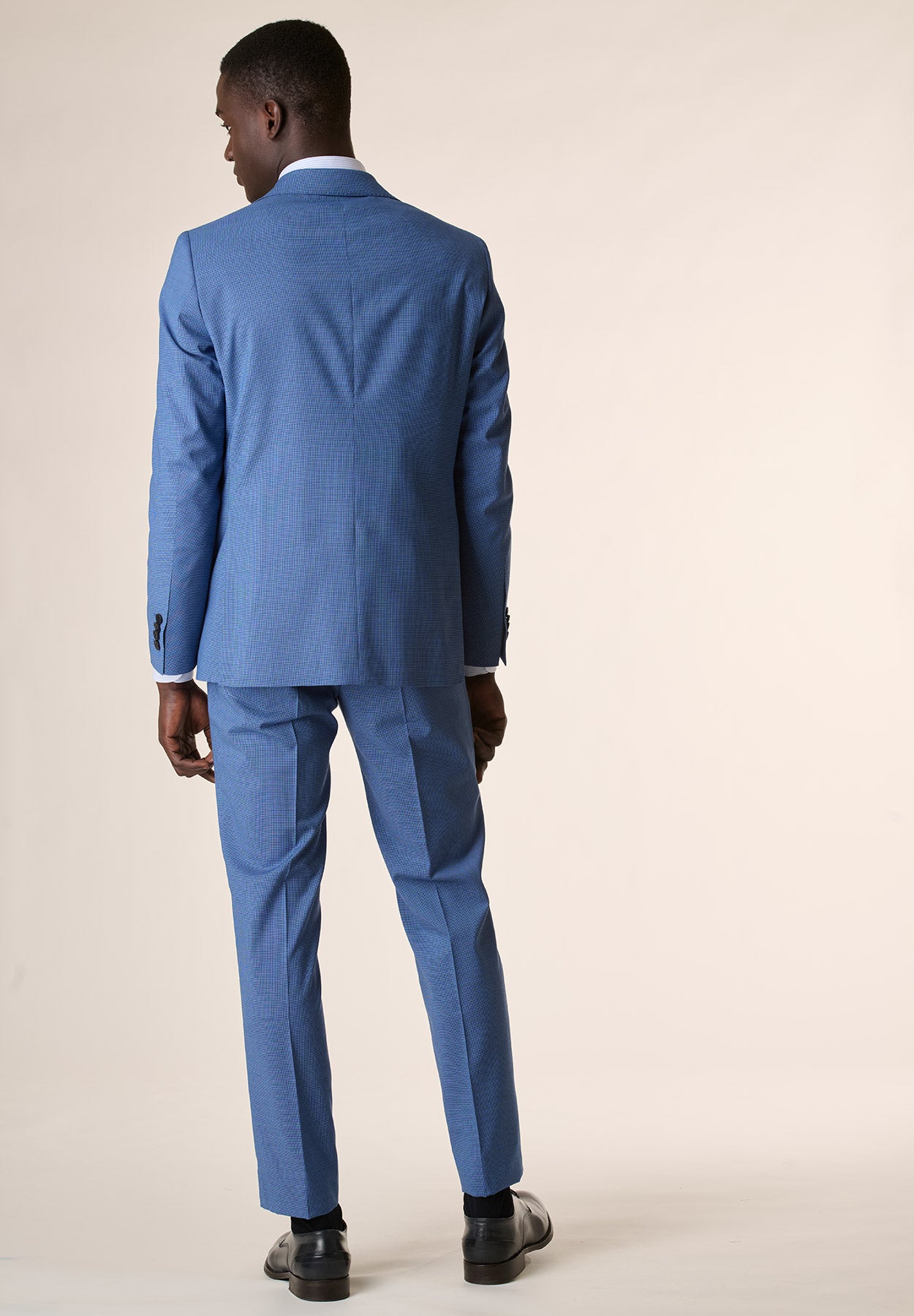 Bluette micro houndstooth custom fit suit