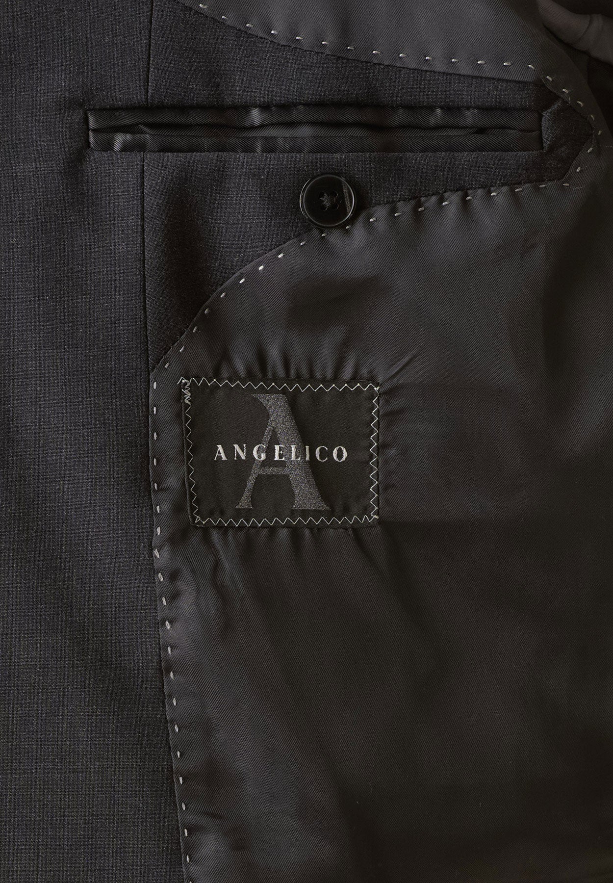 Abito antracite tela lana stretch custom fit-Angelico