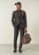 Abito marrone check flanella lana vergine custom fit-Angelico