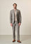 Abito beige effetto mohair lana vergine custom fit lungo-Angelico