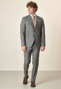 Abito grigio Principe di Galles lana vergine custom fit-Angelico