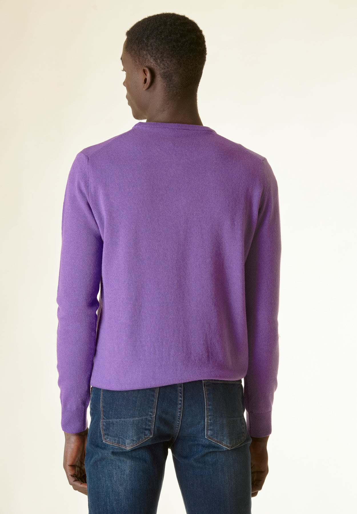 Maglia glicine misto-cashmere-Angelico